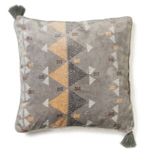 Διακοσμητικό Μαξιλάρι (45x45) Melinen Wampum Silver