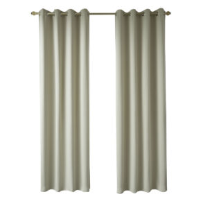Beauty Home Κουρτίνα Blackout σκίασης με 8 κρίκους Ideal Art 8400 140x270 Μπεζ - Image 10