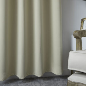 Beauty Home Κουρτίνα Blackout σκίασης με 8 κρίκους Ideal Art 8400 140x270 Μπεζ - Image 8