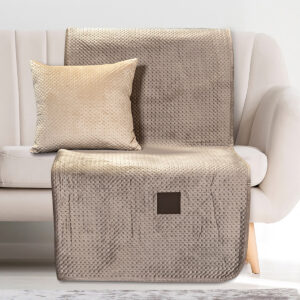 Beauty Home Ριχτάρι Διθέσιο Velvety 180x250 Art 8410 Μπεζ