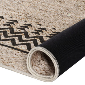Χαλί Jute Art 9132 Μπεζ,Μαύρο Beauty Home - Image 3