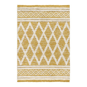 Χαλί βαμβακερό Morocotton 9236 150x220 Κίτρινο Beauty Home