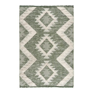 Χαλί βαμβακερό Morocotton 9237 Πράσινο Beauty Home