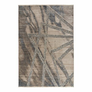 Πατάκι Bliss Art 9626 0.67x1.30 Μπεζ,Μόκα,Μπλε Beauty Home