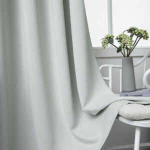 Beauty Home Κουρτίνα Blackout σκίασης με 8 κρίκους Ideal Art 8400 140x270 Γκρι - Image 3