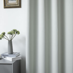 Beauty Home Κουρτίνα Blackout σκίασης με 8 κρίκους Ideal Art 8400 140x270 Γκρι - Image 6