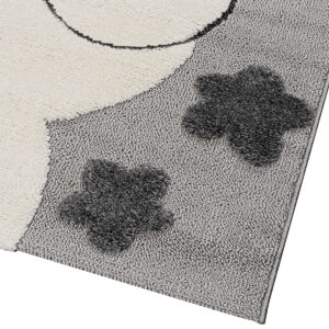 Χαλί Loop Art 9557 Grey white Γκρι λευκό Beauty Home - Image 3