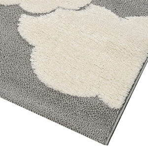 Χαλί Loop Art 9558 Grey white Γκρι λευκό Beauty Home - Image 3