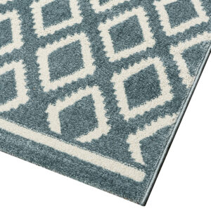 Χαλί Vibe Art 9574 Blue White Σιέλ Λευκό Beauty Home - Image 3