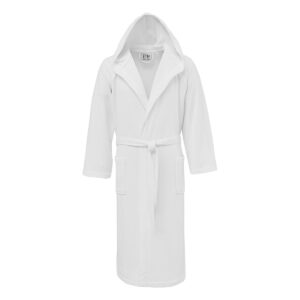 Μπουρνούζι με κουκούλα ζακαρ Extra large 270gsm Λευκό Beauty Home