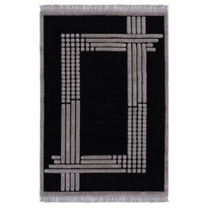 xαλί Noir Art 9437 Black Μαύρο Beauty Home