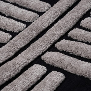 xαλί Noir Art 9437 Black Μαύρο Beauty Home - Image 3