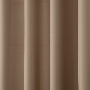 Beauty Home Κουρτίνα μεσαίας σκίασης με 8 μεταλλικούς κρίκους Effect Art 8443 140x270 Μπεζ - Image 3
