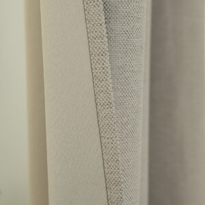 Beauty Home Κουρτίνα Blackout Jacquard σκίασης με 8 μεταλλικούς κρίκους Glare Art 8444 140x270 Άμμου - Image 8