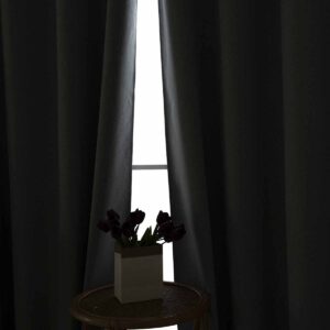 Beauty Home Κουρτίνα Full Blackout σκίασης με 8 κρίκους Total Art 8446 140x270 Γκρι - Image 12