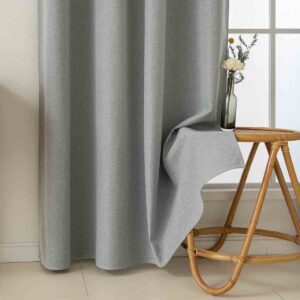 Beauty Home Κουρτίνα Full Blackout σκίασης με 8 κρίκους Total Art 8446 140x270 Γκρι - Image 10