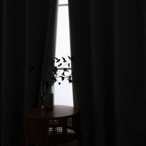 Beauty Home Κουρτίνα Full Blackout σκίασης με 8 κρίκους Total Art 8446 140x270 Εκρού - Image 7
