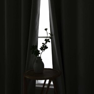 Beauty Home Κουρτίνα Full Blackout σκίασης με 8 κρίκους Total Art 8446 140x270 Άμμου - Image 10