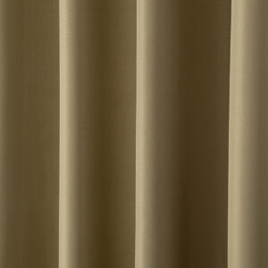 Beauty Home Κουρτίνα μεσαίας σκίασης με 8 μεταλλικούς κρίκους Effect Art 8443 140x270 Λαδί - Image 6