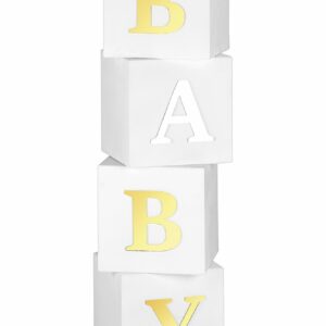 Σετ 4τεμ κύβοι Plexi Glass Baby 35x35x35εκ