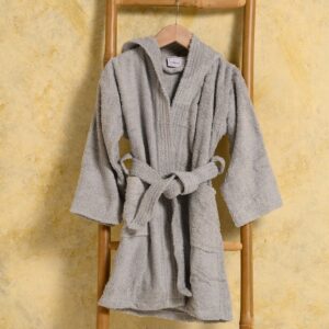 Μπουρνούζι Παιδικό 6-8 Ετών Melinen Bloom Kids Silver