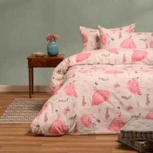 ΣΕΤ ΣΕΝΤΟΝΙΑ ΦΑΝΕΛΕΝΙΑ ΜΟΝΑ (Λ) BALLET ECRU (100X200+30) WINTER LINE KIDS MELINEN