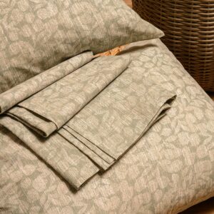 ΣΕΝΤΟΝΙ (ΣΕΤ 2 ΤΕΜ.) 120Χ200+32 WANG OLIVE CASUAL LINE MINI MELINEN