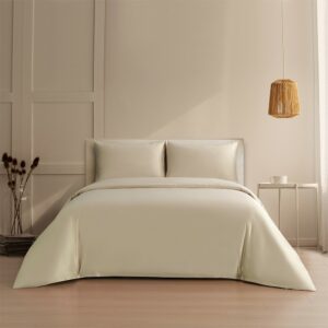 ΣΕΤ ΠΑΠΛΩΜΑΤΟΘΗΚΗ (3 ΤΕΜ.) SATIN ΥΠΕΡΔΙΠΛΗ BELLA BEIGE (225X245) MELINEN