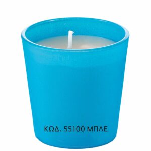 Ποτήρι Με Κερί 55100 ΜΠΛΕ ΚΙΒΩΤΙΟ 48 ΤΕΜΑΧΙΩΝ - Image 1