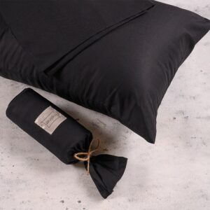 ΣΕΤ ΣΕΝΤΟΝΙΑ ΥΠΕΡΔΙΠΛΑ (Λ) 235X270 URBAN LINE BLACK MELINEN