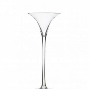 Διακοσμητικό γυάλινο Bάζο - Ποτήρι Martini 17x40CM