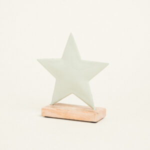 ΜΕΛΛΙΚΟ ΑΣΤΕΡΙ ΜΕ ΒΑΣΗ 15 x 16 CM ΒΕΡΑΜΑΝ Beauty Home - Image 1