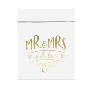 ΣΑΚΟΥΛΑΚΙΑ Mr&Mrs, 6ΤΜΧ  13×16.5cm Beauty Home - Image 1