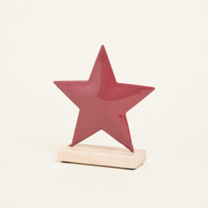 ΜΕΛΛΙΚΟ ΑΣΤΕΡΙ ΜΕ ΒΑΣΗ 15 x 16 CM ΜΠΟΡΝΤΩ Beauty Home - Image 1