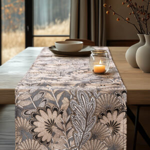 ΡΑΝΝΕΡ ΖΑΚΑΡ BOHO LEAVES Beauty Home - Image 1