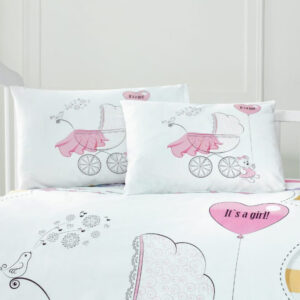 Ζεύγος μαξιλαροθήκες βρεφικές Art 5621 35x45 Ροζ Beauty Home