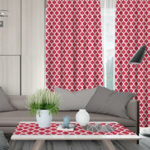 LINO ΚΟΥΡΤΙΝΑ CELL 401 ΜΕ ΤΡΕΣΑ RED 135X270
