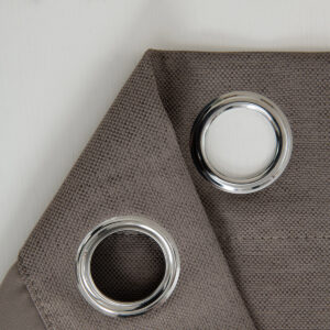 Beauty Home Κουρτίνα Blackout Jacquard σκίασης με 8 μεταλλικούς κρίκους Glare Art 8444 140x270 Μόκα - Image 13