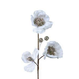 ΛΟΥΛΟΥΔΙ ΒΕΛΟΥΔΙΝΟ ΜΕ ΧΡΥΣΟ ΓΚΛΙΤΕΡ 58 cm Beauty Home - Image 1