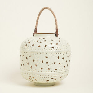 ΦΑΝΑΡΙ ΜΕΤΑΛΙΚΟ ΜΕΝΤΑ 30 x 28 cm Beauty Home - Image 1