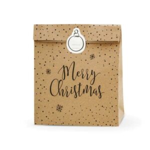 ΣΑΚΟΥΛΑΚΙΑ Merry Christmas, 3 ΤΜΧ  25x11x27cm Beauty Home - Image 1