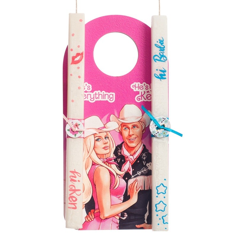 πασχαλινή-λαμπάδα-barbie-κen