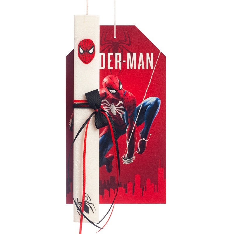 πασχαλινή-λαμπάδα-spiderman (1)