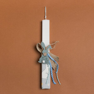 Beauty Home ΛΑΜΠΑΔΑ ΛΕΥΚΗ 33cm ΤΣΟΧΙΝΟΣ ΛΑΓΟΣ - Image 1