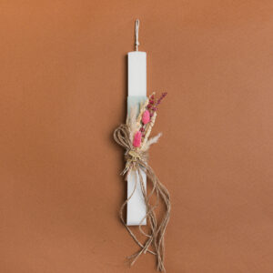 Beauty Home ΛΑΜΠΑΔΑ 33cm ΑΠΟΞΗΡΑΜΕΝΑ ΜΕ PLEXI GLASS FLAMINGO - Image 1