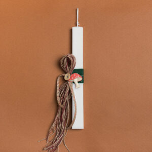 Beauty Home ΛΑΜΠΑΔΑ 33cm ΜΑΝΙΤΑΡΙΑ ΚΟΚΚΙΝΟ - Image 1