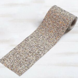 Ρολό δερματίνης με multi color glitter 10εκ x140εκ - Image 2