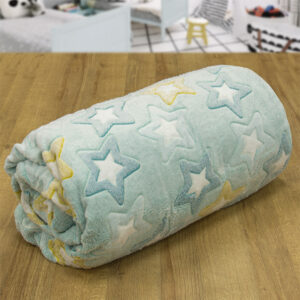 LINO ΚΟΥΒΕΡΤΑ FLEECE ΦΩΣΦΟΡΙΖΕ STER MINT 160X220 - Image 5