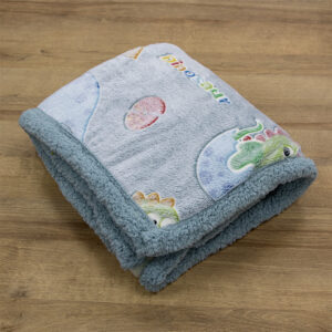 LINO ΚΟΥΒΕΡΤΑ FLEECE SHERPA ΦΩΣΦΟΡΙΖΕ VOLCANO GREY-CIEL 160X220 - Image 5