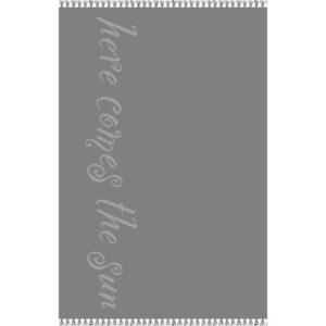 ΠΕΤΣΕΤΑ ΘΑΛΑΣΣΗΣ BEATLES DARK GREY (86Χ160) MELINEN